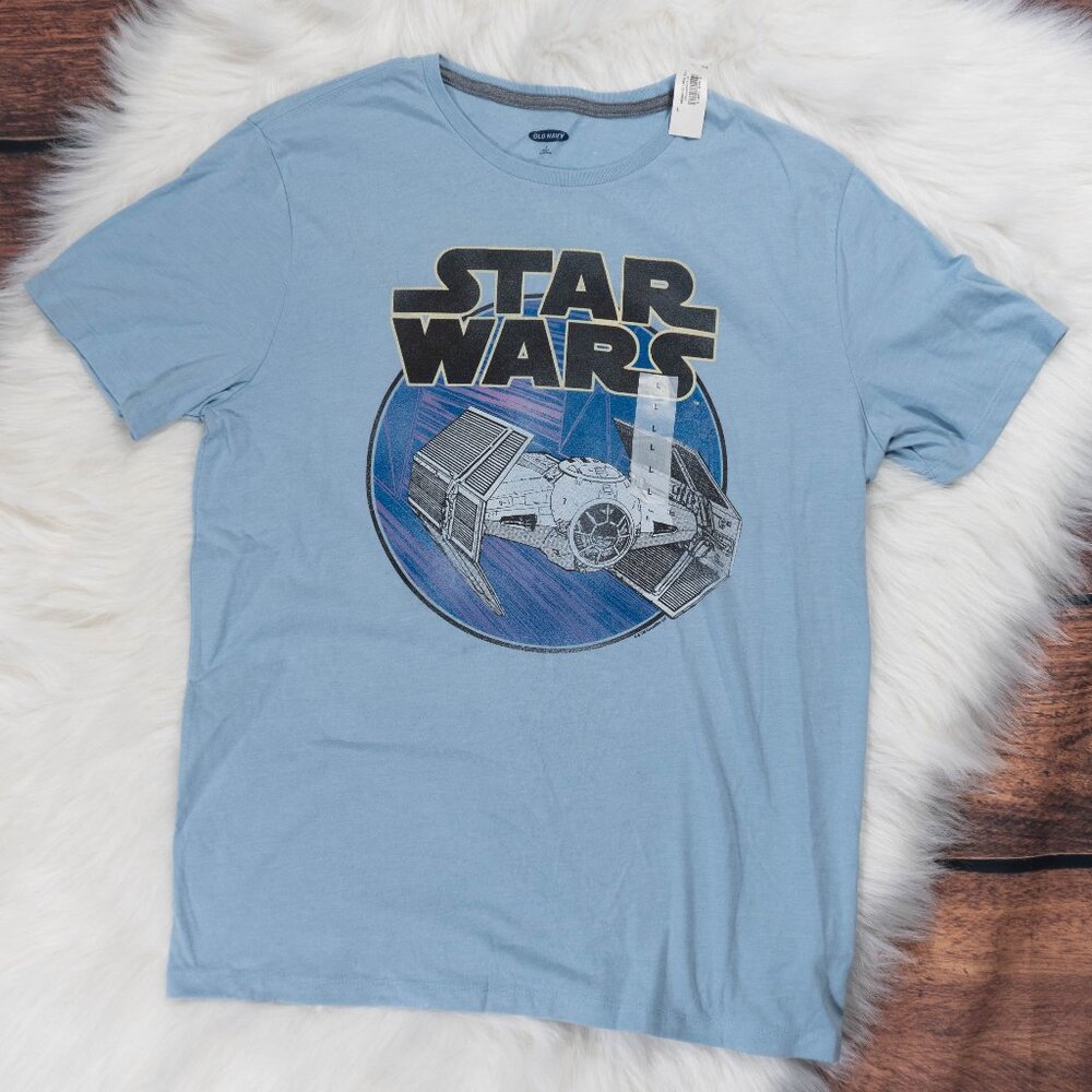 Old Navy Star Wars Tie Fighter Graphic T-Shirt Men’s Large NWT